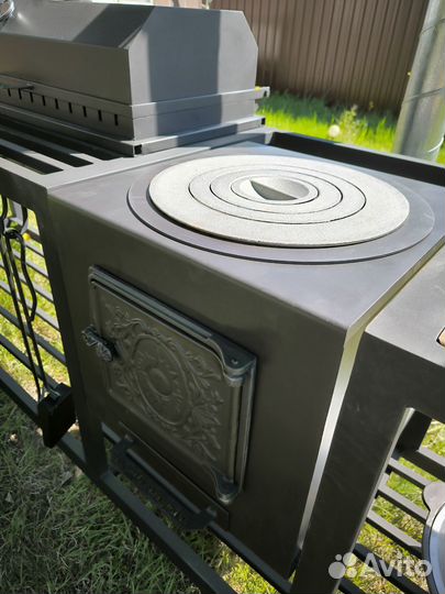 Мангал 2х2,5 м, беседка барбекю