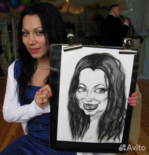 Художник шаржист на праздник