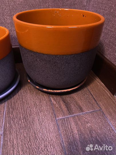 Горшок кашпо керамический