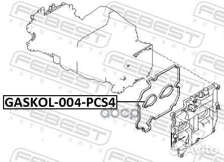 Кольцо уплотнительное свечного колодца subaru