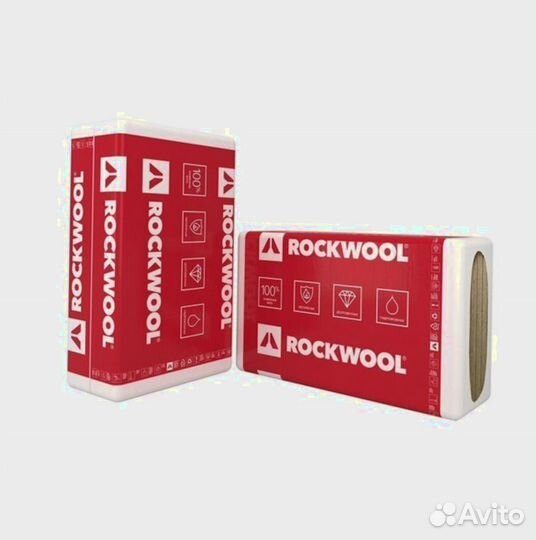 Утеплитель Роквул Фасад Баттс Стандарт 1000x600x50