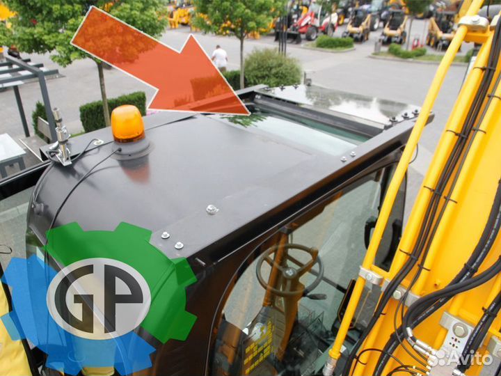 Стекло люка JCB 160 экскаватор
