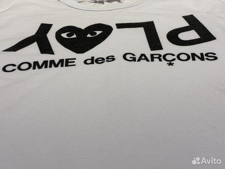 Comme des garcons play футболка оригинал cdg