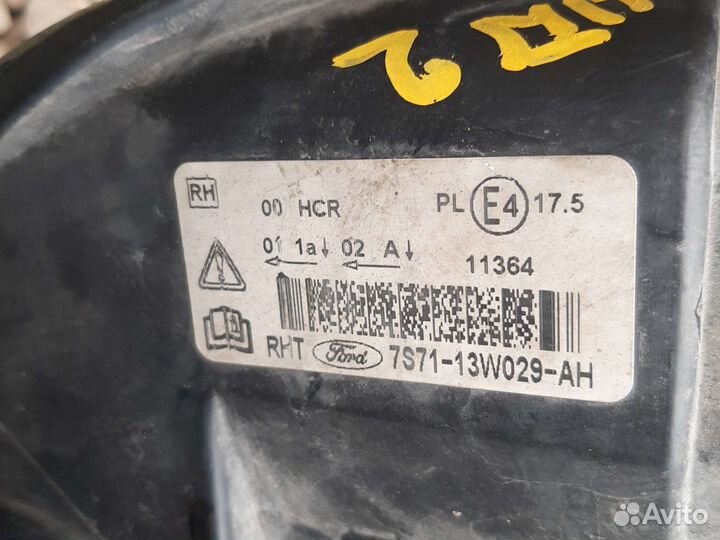 Фара Правая Форд Мондео 4 оригинал