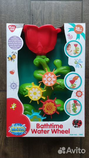 Игрушка Playgo д/ванной Цветок/Водяное колесо1,5г+