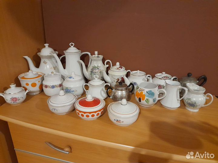 Кофейники Чайники Сахарницы Молочники Масленки