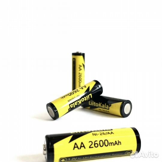 Аккумулятор liitokala AA 2600mAh 4 шт