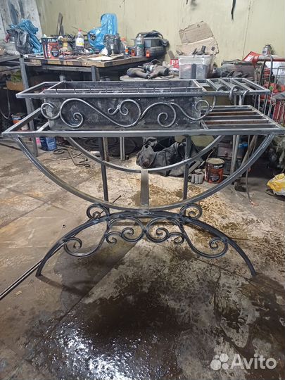 Кованые мангалы с крышей