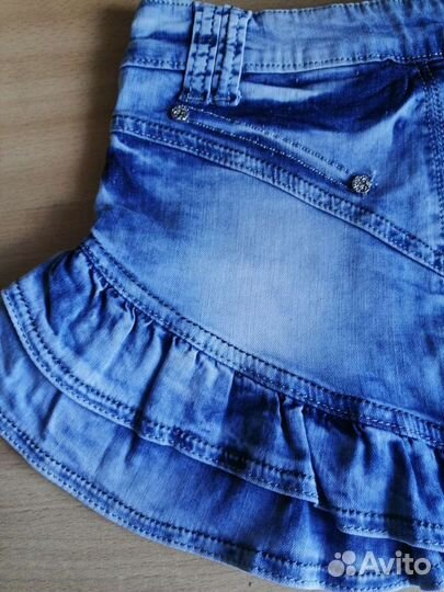 Юбка джинсовая