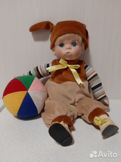 Кукла старинная,музыкальная,механика.Фарфор,Европа