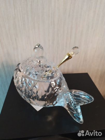 Вазочка икорница в форме рыбки