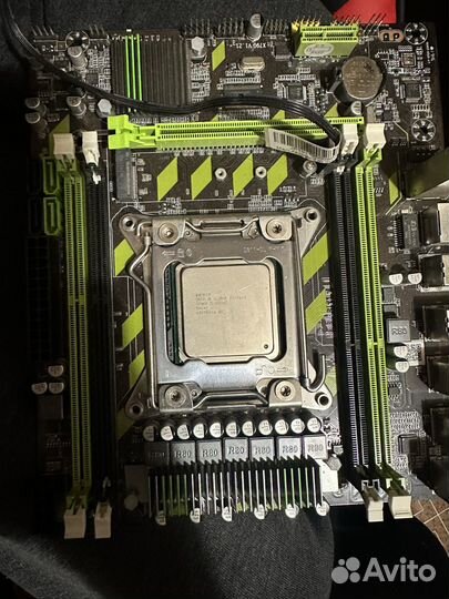 Материнска плата, процессор, кулер, оперативка