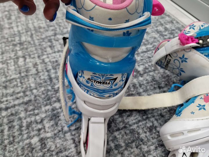 Ролики детские для девочек 30-33 размер