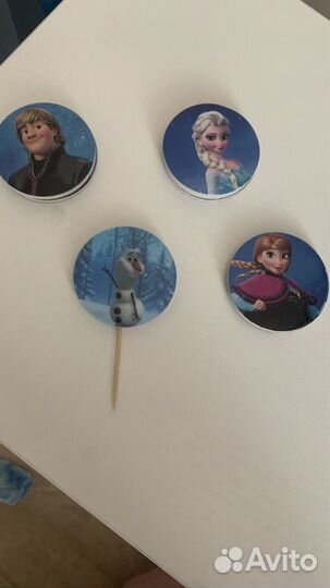 Однорозовая посуда с Эльзой