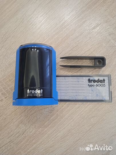 Самонаборная печать круглая