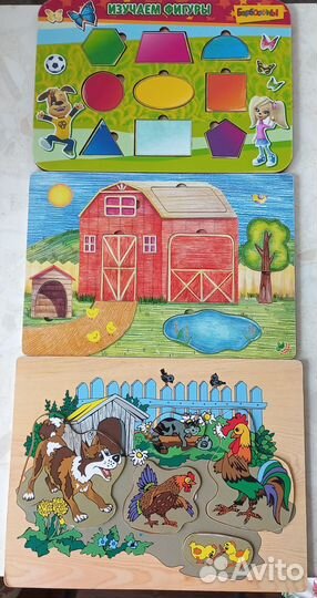 Развивающие вкладыши