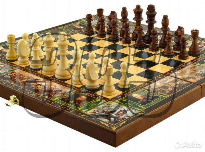 Шахматы, нарды, шашки Бородино (49291)