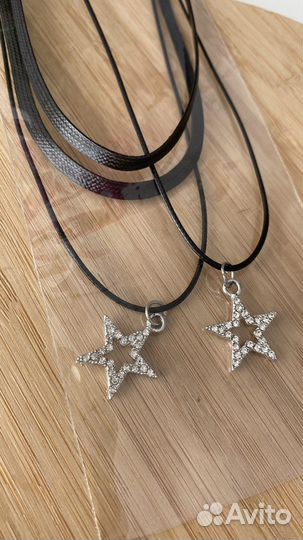 Подвеска чокер со звездочкой