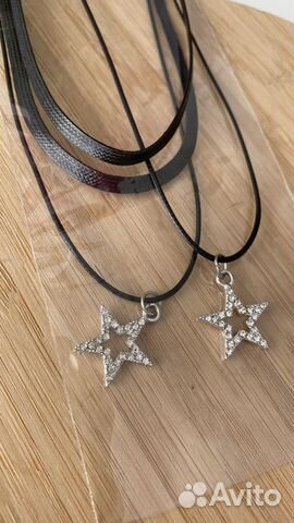 Подвеска чокер со звездочкой