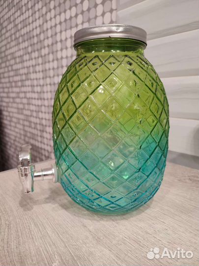 Банка графин с краном