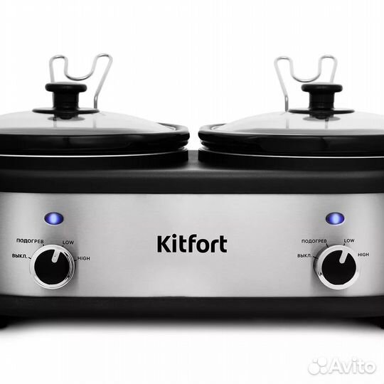 Медленноварка Kitfort KT-219, черный