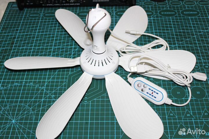 Вентилятор потолочный с ду управлением