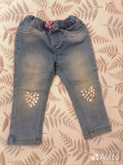 Джинсы для девочки 86