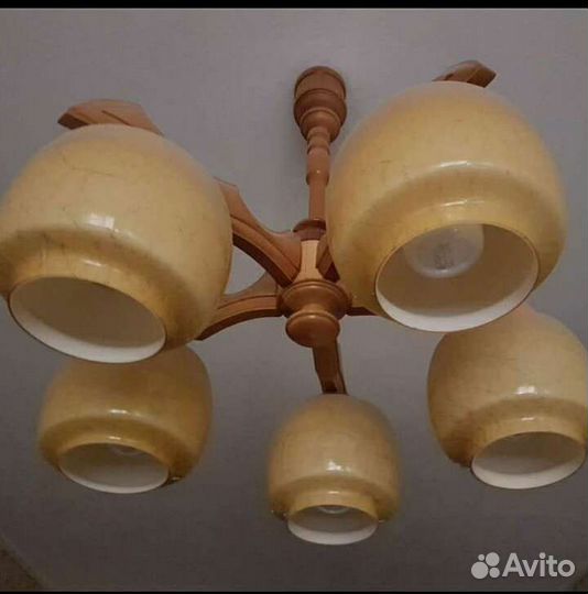 Люстра потолочная бу