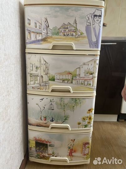 Комод пластиковый бу
