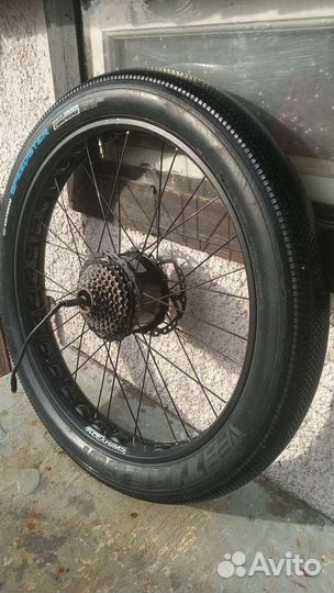 Мотор колесо для фэтбайка безкамерное 500w