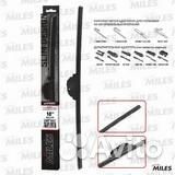 Щетка стеклоочистителя бескаркасная 450мм (hook 9x