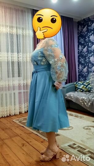 Нарядное женское платье 52-54 размера