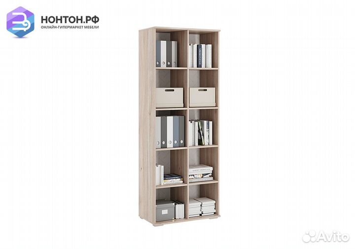 Стеллаж Панда 16.01 дуб мария / белый