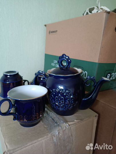 Кофейник+ 12 шт. Чашечки кофейные