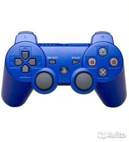 Controller джойстик для приставки Sony PS3 синий