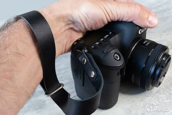 Кистевой ремень для фотоаппарата из кожи