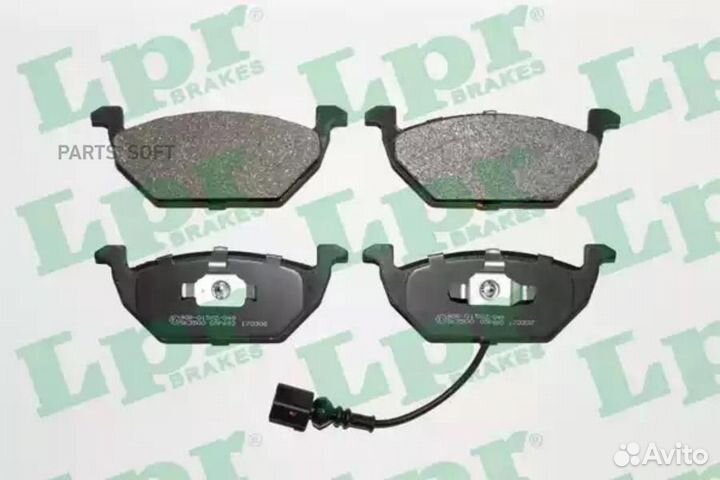LPR 05P692 Колодки тормозные audi A3 03/VW G4/G5/s