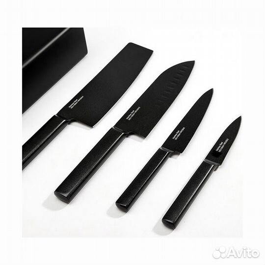Набор ножей Xiaomi Huo Hou Heat Cool Black