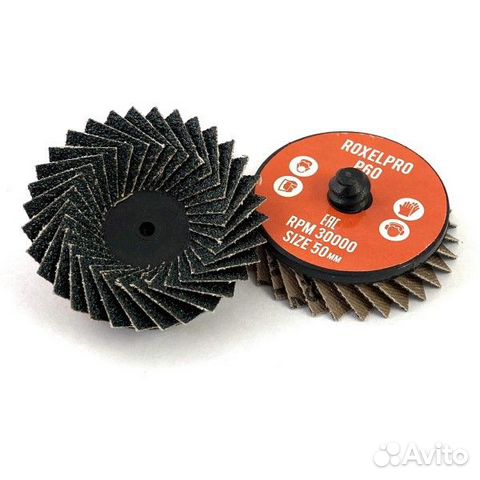 RoxelPro Круг шлифовальный лепестковый торцевой бы