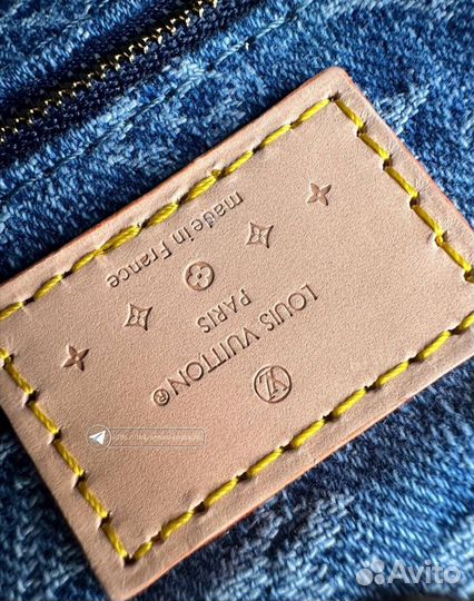 Onthego denim сумка от Louis Vuitton