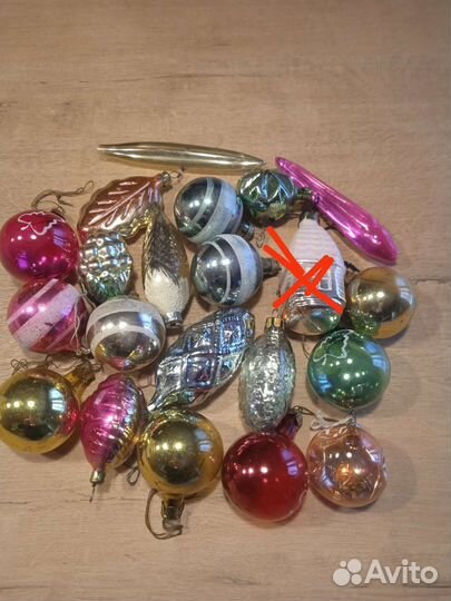 Елочные игрушки СССР 50-60 годов