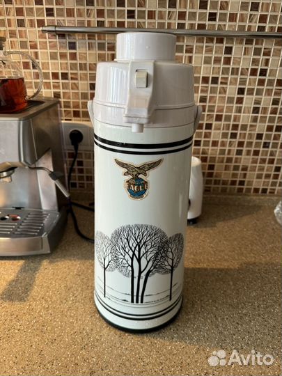 Термос с помпой 2 л советский