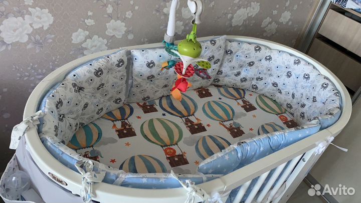 Кроватка 8в1 Dreams с матрацами и бортиками