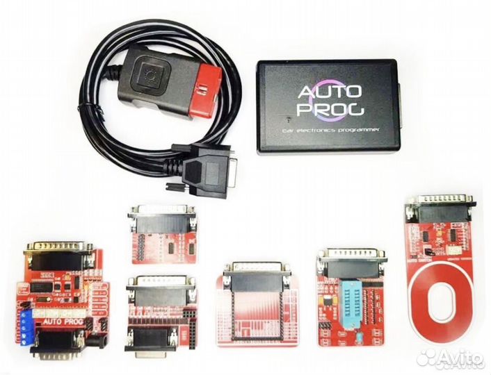 Программатор AutoProg Iprog+ полный комплект