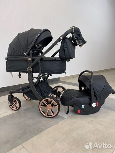 Коляска luxmom 3 в 1 бу