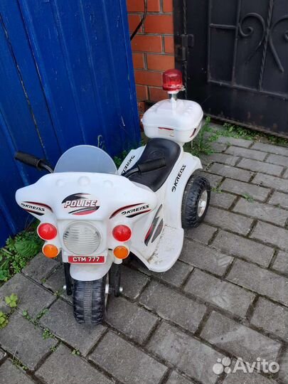 Детский мотоцикл на аккумуляторе бу