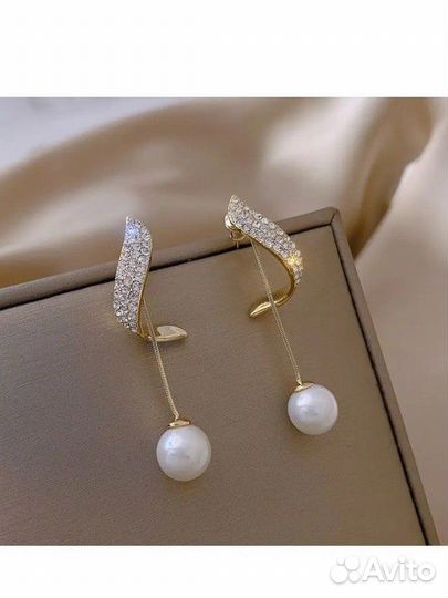 Серьги с жемчугом