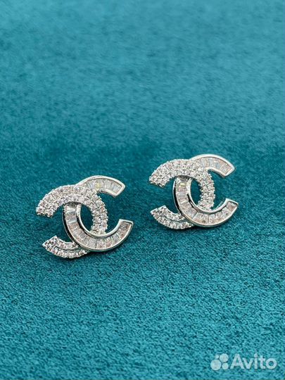 Серьги chanel