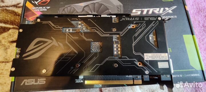 Видеокарта Asus ROG Strix 1050ti 4gb