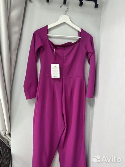 Комбинезон новый розовый/черный